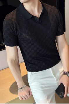 Camisa Polo Xadrez